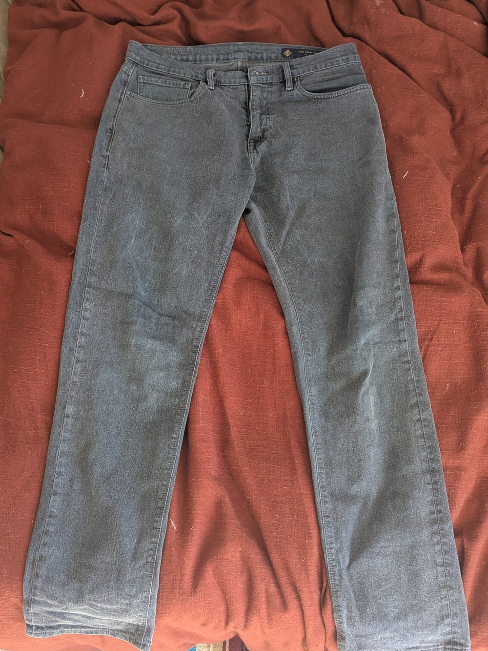 Roark Straight Fit Gray Jeans
